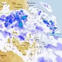 Live Brisbane Weather Radar - 128km - Rain Rate