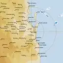 Live Brisbane Weather Radar - 128km - Rain Rate
