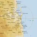 Live Brisbane Weather Radar - 128km - Rain Rate