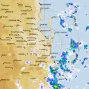 Live Brisbane Weather Radar - 128km - Rain Rate