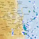Live Brisbane Weather Radar - 128km - Rain Rate