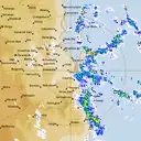 Live Brisbane Weather Radar - 128km - Rain Rate
