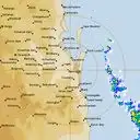 Live Brisbane Weather Radar - 128km - Rain Rate