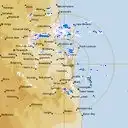 Live Brisbane Weather Radar - 128km - Rain Rate