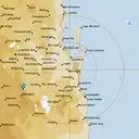 Live Brisbane Weather Radar - 128km - Rain Rate
