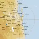 Live Brisbane Weather Radar - 128km - Rain Rate