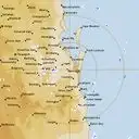 Live Brisbane Weather Radar - 128km - Rain Rate