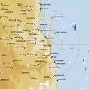 Live Brisbane Weather Radar - 128km - Rain Rate
