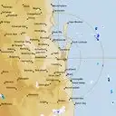 Live Brisbane Weather Radar - 128km - Rain Rate