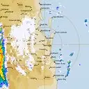 Live Brisbane Weather Radar - 128km - Rain Rate