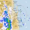 Live Brisbane Weather Radar - 128km - Rain Rate