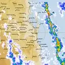 Live Brisbane Weather Radar - 128km - Rain Rate