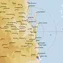 Live Brisbane Weather Radar - 128km - Rain Rate