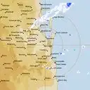 Live Brisbane Weather Radar - 128km - Rain Rate