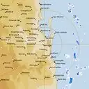 Live Brisbane Weather Radar - 128km - Rain Rate