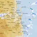 Live Brisbane Weather Radar - 128km - Rain Rate