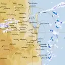 Live Brisbane Weather Radar - 128km - Rain Rate