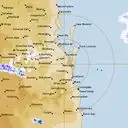 Live Brisbane Weather Radar - 128km - Rain Rate