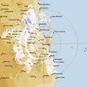 Live Brisbane Weather Radar - 128km - Rain Rate