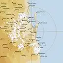 Live Brisbane Weather Radar - 128km - Rain Rate