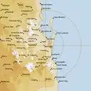 Live Brisbane Weather Radar - 128km - Rain Rate