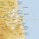 Live Brisbane Weather Radar - 128km - Rain Rate