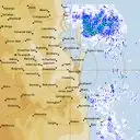 Live Brisbane Weather Radar - 128km - Rain Rate