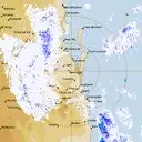 Live Brisbane Weather Radar - 128km - Rain Rate