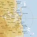 Live Brisbane Weather Radar - 128km - Rain Rate