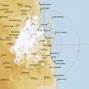 Live Brisbane Weather Radar - 128km - Rain Rate