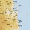 Live Brisbane Weather Radar - 128km - Rain Rate