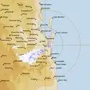 Live Brisbane Weather Radar - 128km - Rain Rate