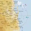 Live Brisbane Weather Radar - 128km - Rain Rate