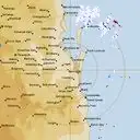 Live Brisbane Weather Radar - 128km - Rain Rate