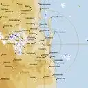 Live Brisbane Weather Radar - 128km - Rain Rate