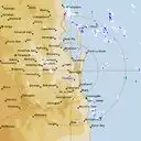 Live Brisbane Weather Radar - 128km - Rain Rate