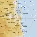 Live Brisbane Weather Radar - 128km - Rain Rate