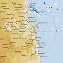 Live Brisbane Weather Radar - 128km - Rain Rate