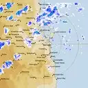 Live Brisbane Weather Radar - 128km - Rain Rate