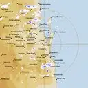 Live Brisbane Weather Radar - 128km - Rain Rate