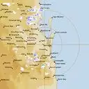 Live Brisbane Weather Radar - 128km - Rain Rate