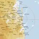 Live Brisbane Weather Radar - 128km - Rain Rate