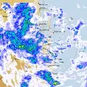 Live Brisbane Weather Radar - 128km - Rain Rate