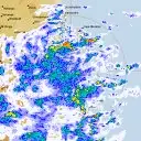 Live Brisbane Weather Radar - 128km - Rain Rate