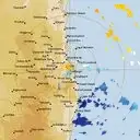 Live Brisbane Weather Radar - 128km - Doppler Wind