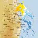 Live Brisbane Weather Radar - 128km - Doppler Wind