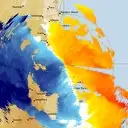 Live Brisbane Weather Radar - 128km - Doppler Wind