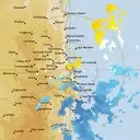 Live Brisbane Weather Radar - 128km - Doppler Wind