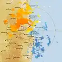 Live Brisbane Weather Radar - 128km - Doppler Wind