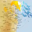 Live Brisbane Weather Radar - 128km - Doppler Wind